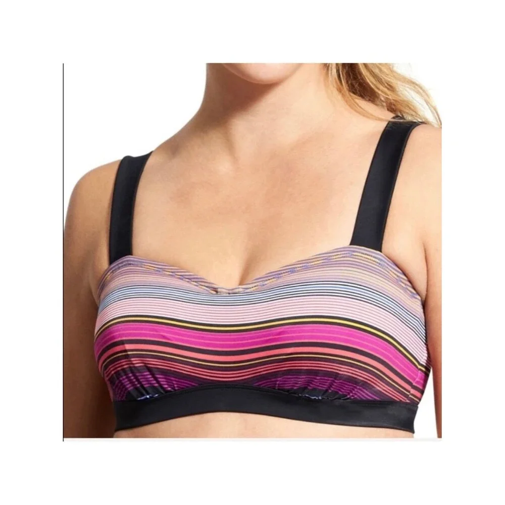 Athleta Capri Stripe Pura Bikini Top NWT